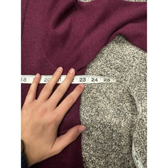 Eileen Fisher Deep Red Long Coat - Picture 3 of 8